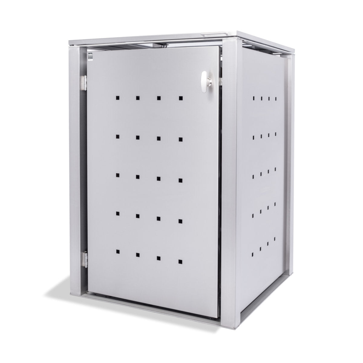 1er Mülltonnenbox Edelstahl für 120 und 240 Liter Tonnen - MultiMax