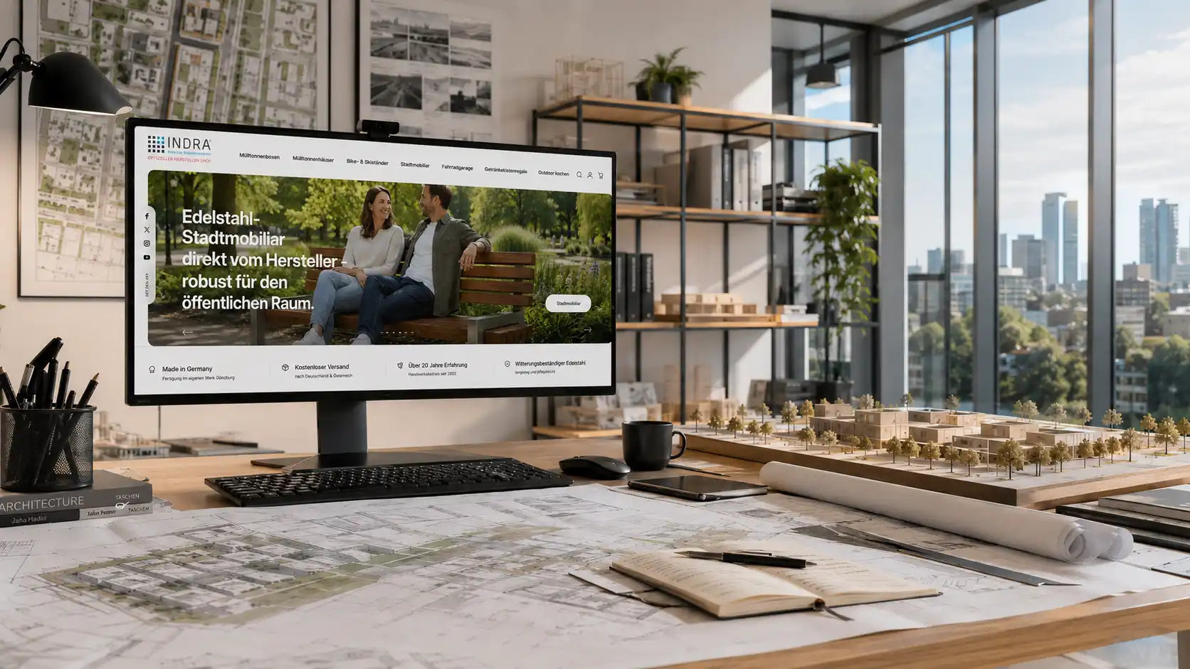 Eine Adresse für alles: indra-metall.de wird Teil von indra-edelstahlsysteme.de