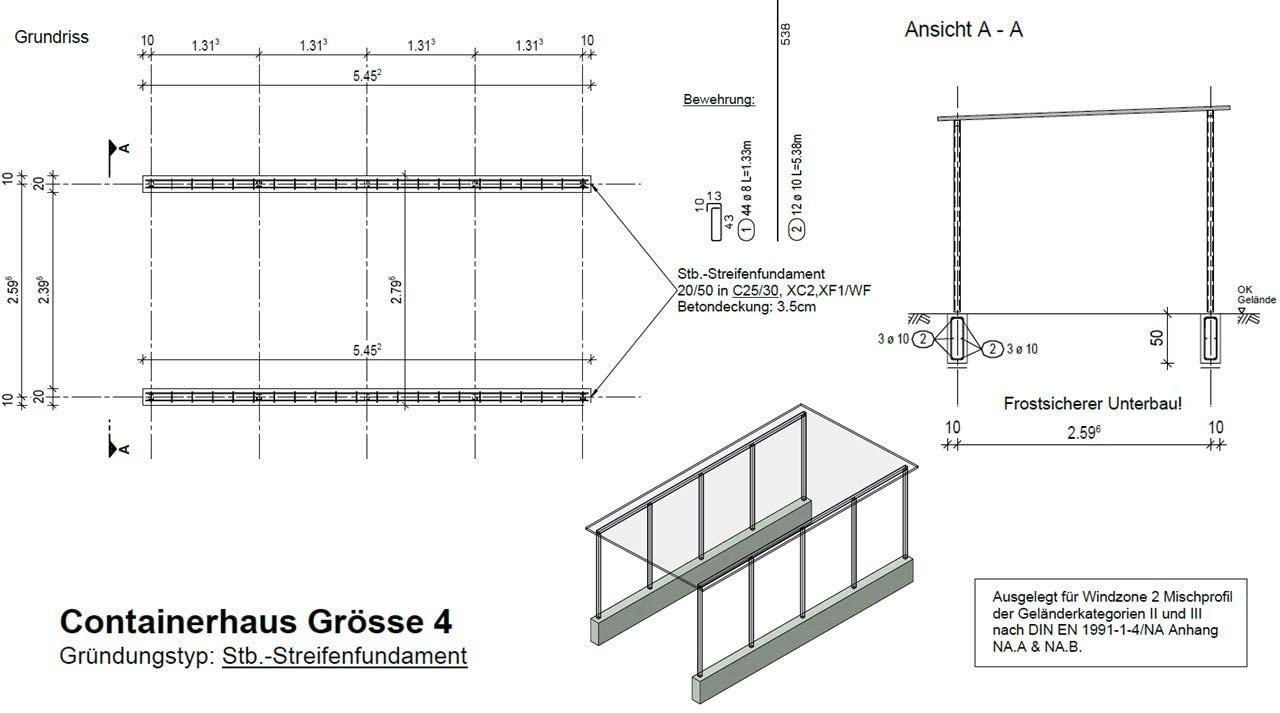 Mülltonnenhaus Größe 4 mit Lärchen / Douglasien Holz verkleidet