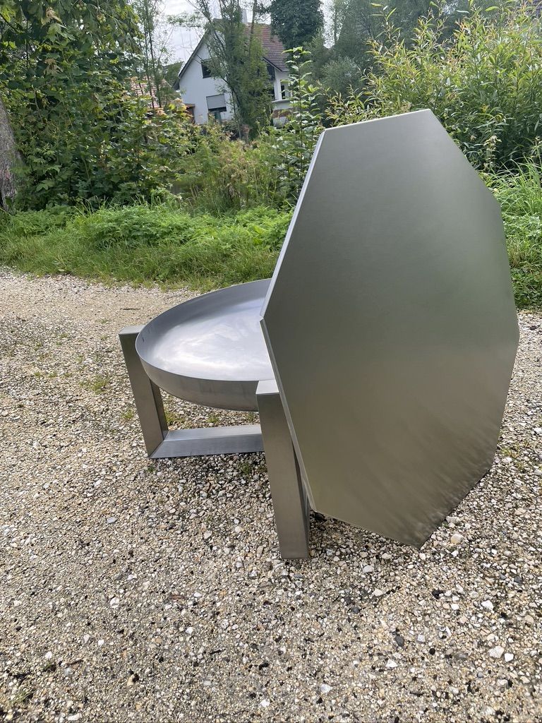 Design Feuerschale Edelstahl L Ø 70cm