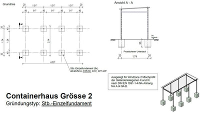 Fahrradgarage Größe 2 - Holz - Lärche Douglasie