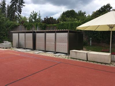 Fahrradgarage Größe 5 - Edelstahl