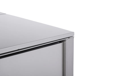 4er Mülltonnenbox Edelstahl für 120 und 240 Liter Tonnen - MultiMax
