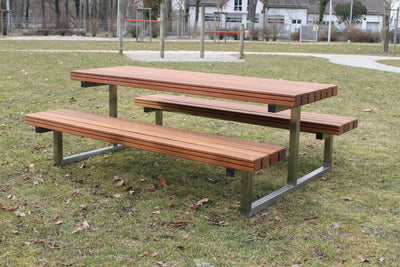 Kinder Picknickbank Edelstahl Holz "Berni"