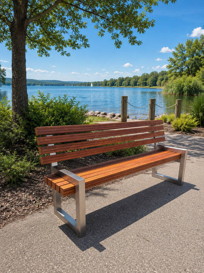 Sitzbank Adrian mit Rückenlehne